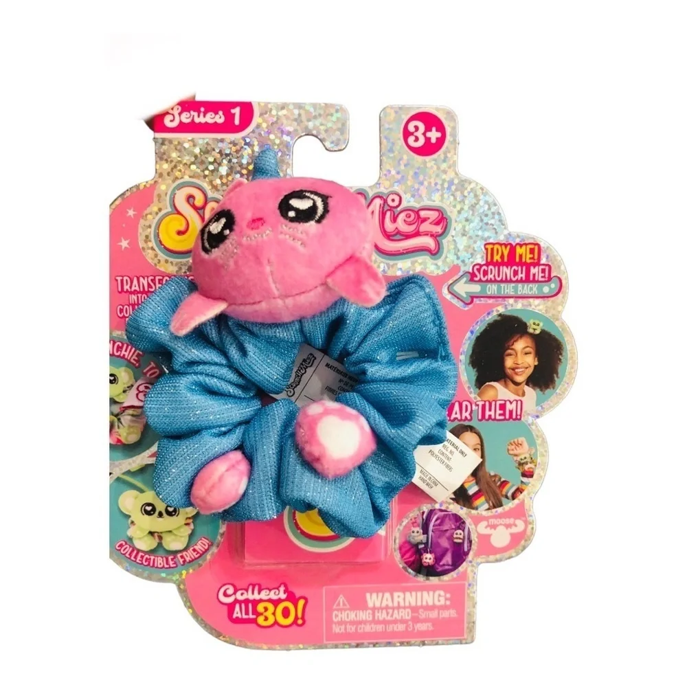 2 pack Scrunchmiez‎ sequin unicorn Roxanne and blue pink Lola new